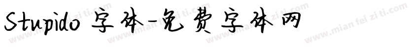 Stupido 字体字体转换